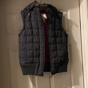 Vintage American Eagle Outfitters Navy Quilted Vest